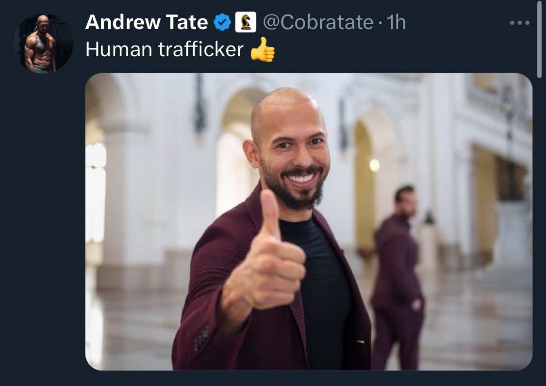 The chinless wonder is suing people for calling him a human trafficker.

Awkward.