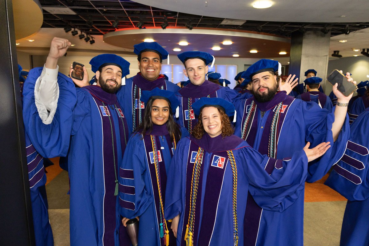 American University Washington College of Law (@auwcl) on Twitter photo With cheers, reflections, and a charge to lead with courage, AUWCL conferred degrees on more than 430 graduates during its 2025 commencement. Read more: tinyurl.com/Allred-Commenc…
More photos: tinyurl.com/AUWCL2025 #ChampionWhatMatters #2025AUGRAD
<a href="/AmericanU/">American University</a> With cheers, reflections, and a charge to lead with courage, AUWCL conferred degrees on more than 430 graduates during its 2025 commencement. Read more: tinyurl.com/Allred-Commenc…
More photos: tinyurl.com/AUWCL2025 #ChampionWhatMatters #2025AUGRAD
<a href="/AmericanU/">American University</a>