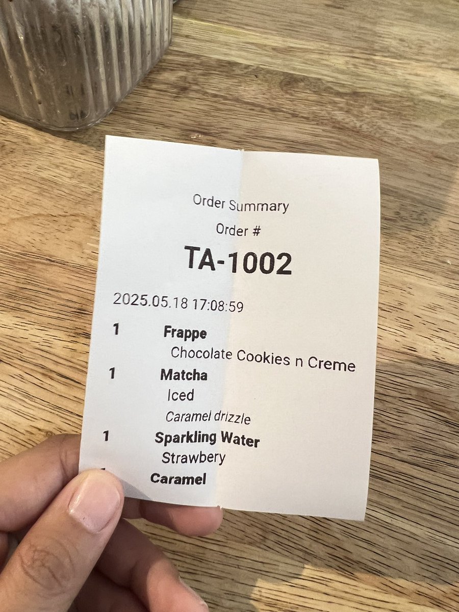 Rasa macam kedai kopi bila customer order ayaq ja 🤣