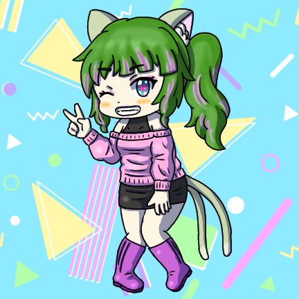 ぎゃる〜ん！mistさん(#mist_en_ciel )ですのっ！
ギャルギャル変化してもらったですよっ！