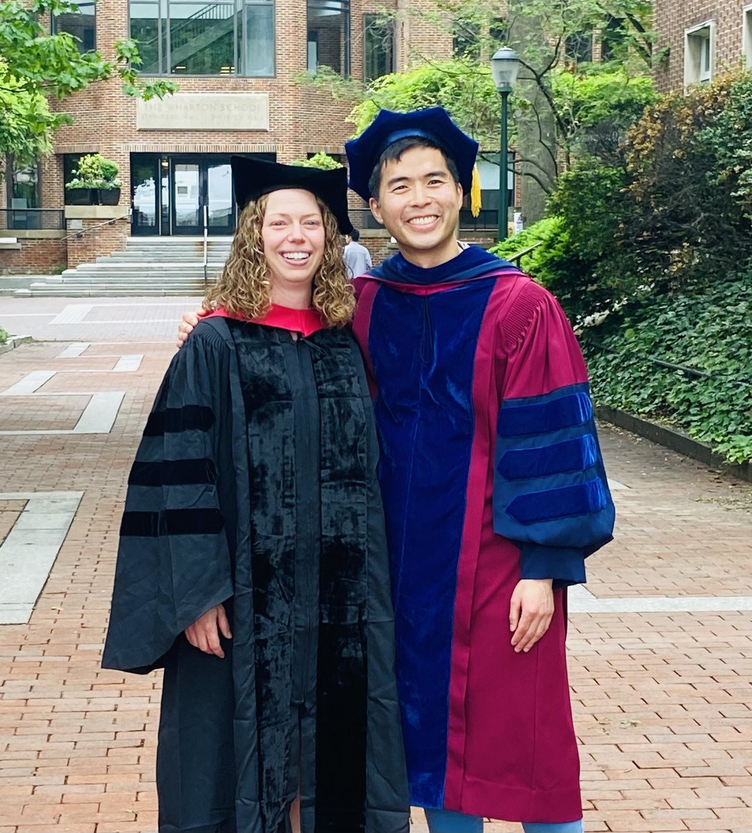Katy Milkman (@katy_milkman) on Twitter photo It was a huge treat to belatedly celebrate 2020 <a href="/Wharton/">The Wharton School</a> PhD grad Edward Chang this weekend. Edward is now an <a href="/Harvard/">Harvard University</a> Professor but missed the chance to be hooded in 2020 due to Covid. I loved having the chance to hood him this year and am so proud of the amazing scholar he’s It was a huge treat to belatedly celebrate 2020 <a href="/Wharton/">The Wharton School</a> PhD grad Edward Chang this weekend. Edward is now an <a href="/Harvard/">Harvard University</a> Professor but missed the chance to be hooded in 2020 due to Covid. I loved having the chance to hood him this year and am so proud of the amazing scholar he’s