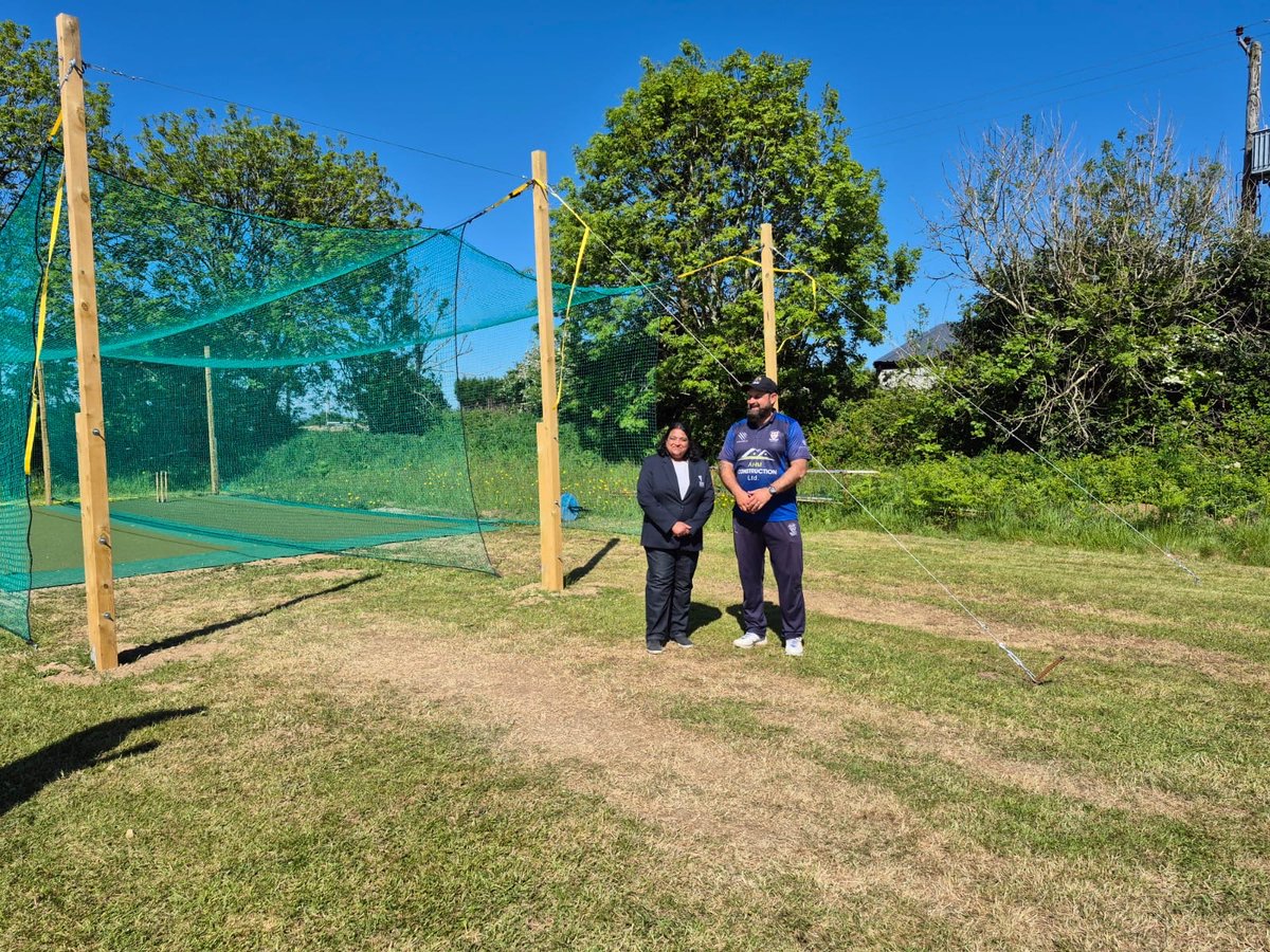 THE SUNNY SOUTH EAST!☀️

CL President (Meena) visiting <a href="/WexfordCricket/">Wexford Wanderers Cricket Club</a> to see the host club play <a href="/KnockharleyCC/">KnockharleyCC</a>! 🏏