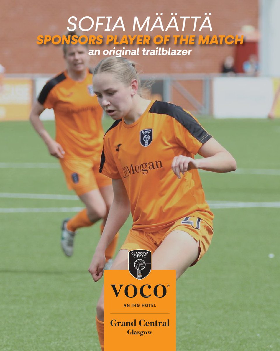 Our final voco Grand Central SWPL Player of the Match this season is Sofia Määttä. Well done, Sof! 👏

#TheOriginalTrailblazers | #GCFC