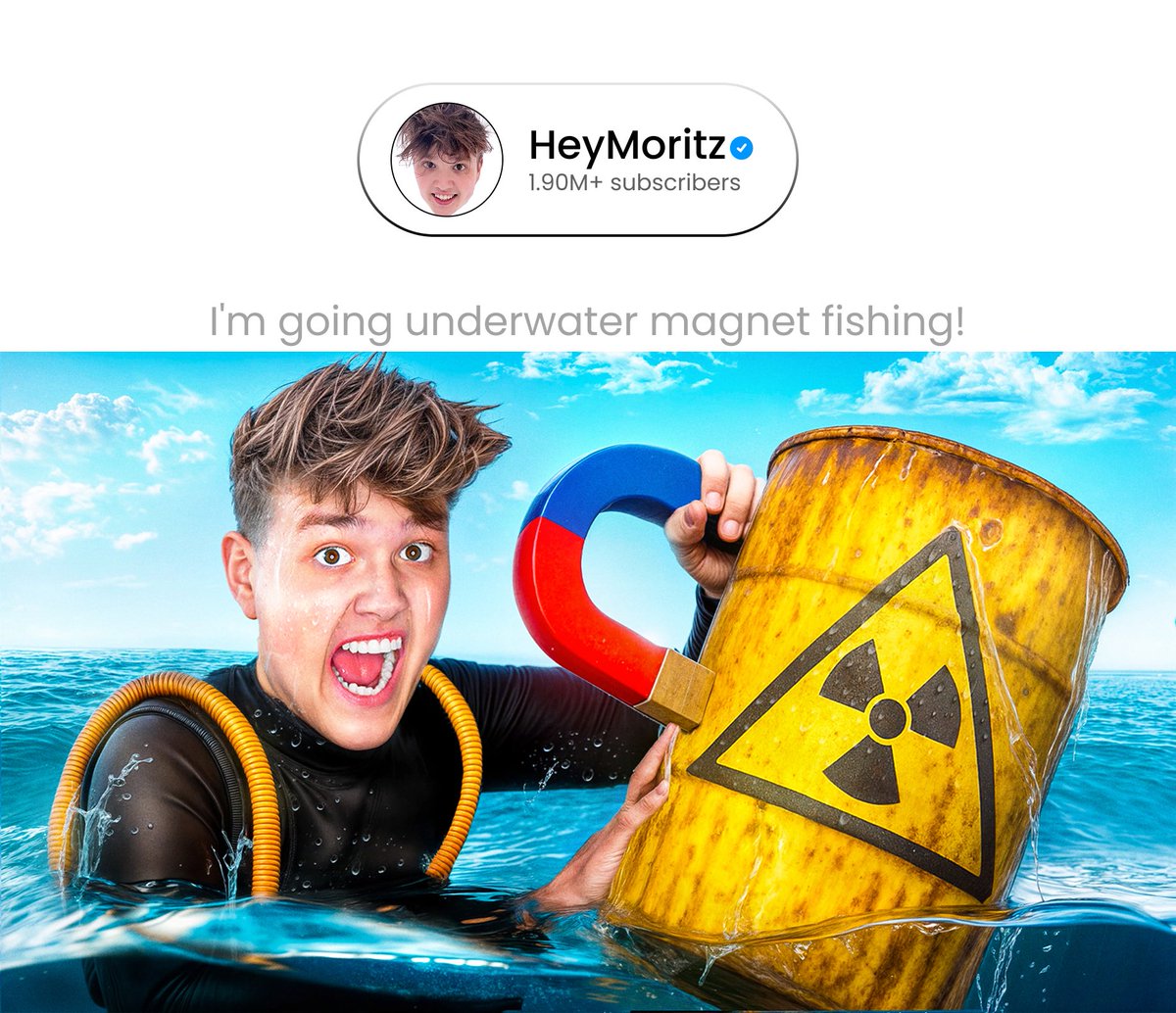 The most recent thumbnail design for HeyMoritz.

What do you think? 🧲