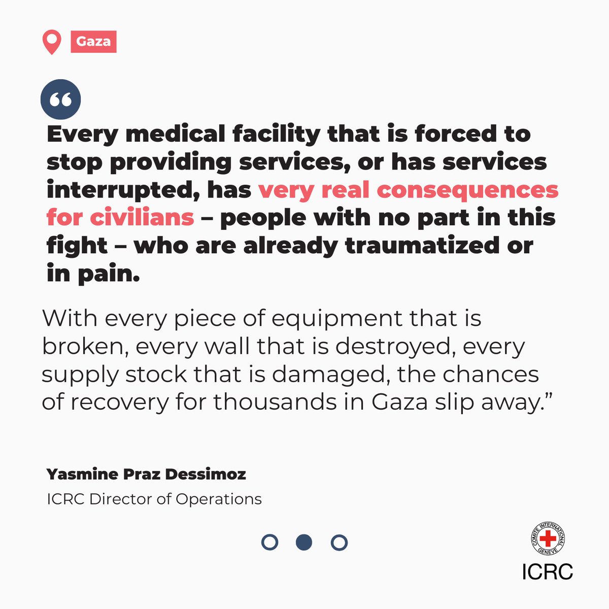 ICRC in Israel & OT tweet media