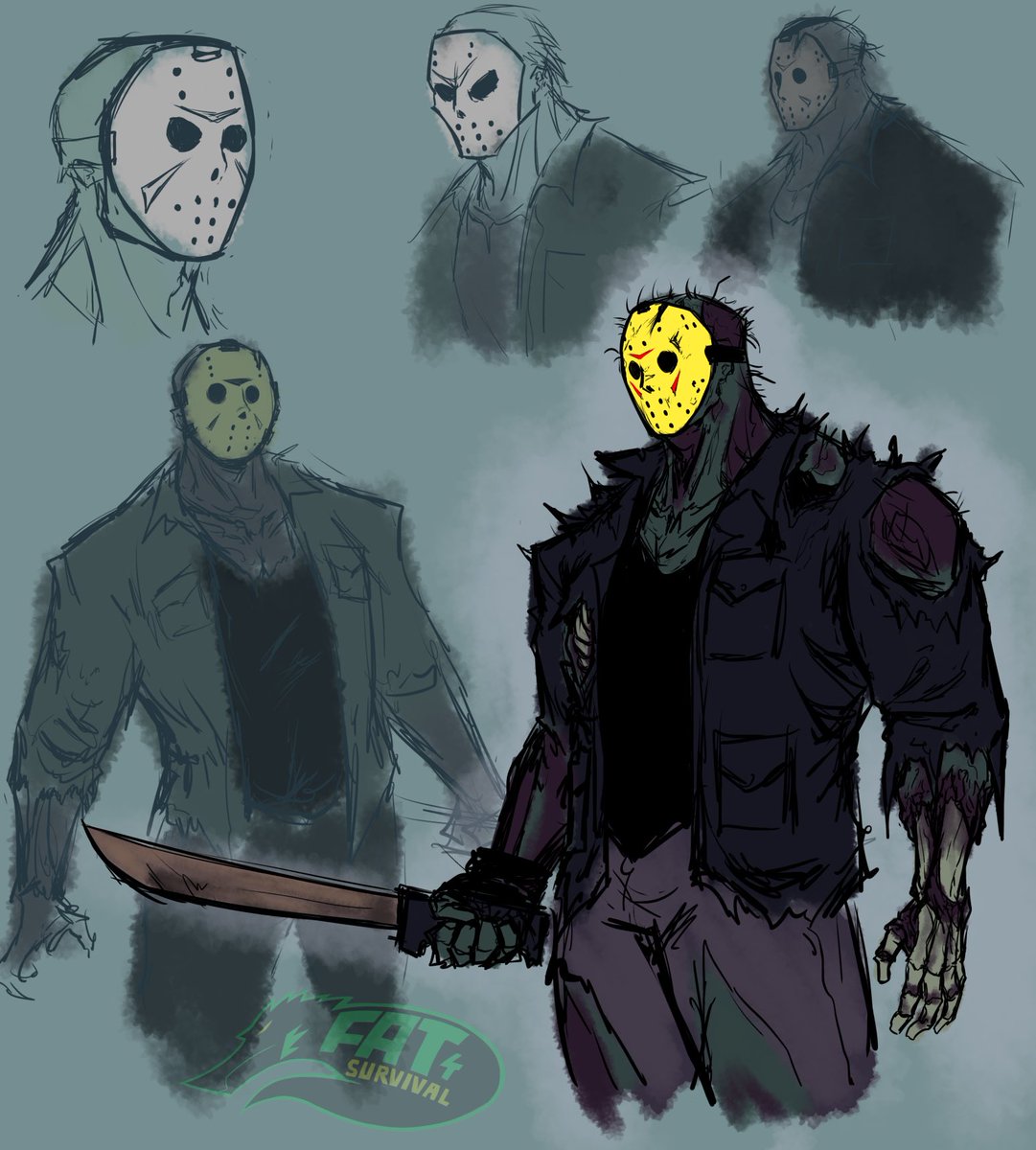 Just fun little Jason Voorhees doodling