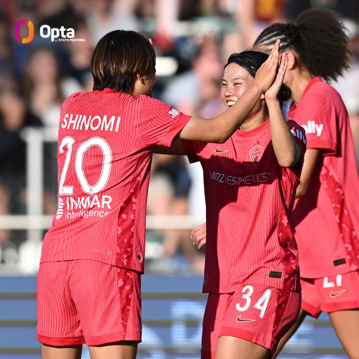 2 - Shinomi Koyama's assist for Manaka Matsukubo for <a href="/TheNCCourage/">NC Courage</a> on Saturday marked the second time two Japanese players connected for a goal in #NWSL history (Rumi Utsugi to Nahomi Kawasumi for Seattle in August 2017). Nadeshiko.