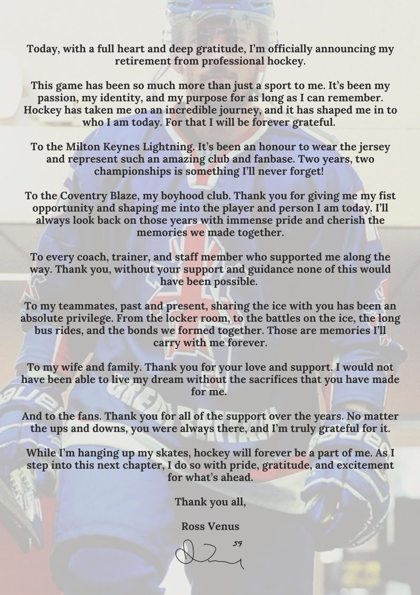 Thank You Hockey ♥️