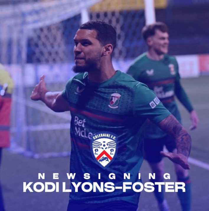AllThingsILF's tweet image. 🗞️ Coleraine have signed defender Kodi Lyons-Foster from Glentoran.

#ColeraineFC • #IrishLeague
