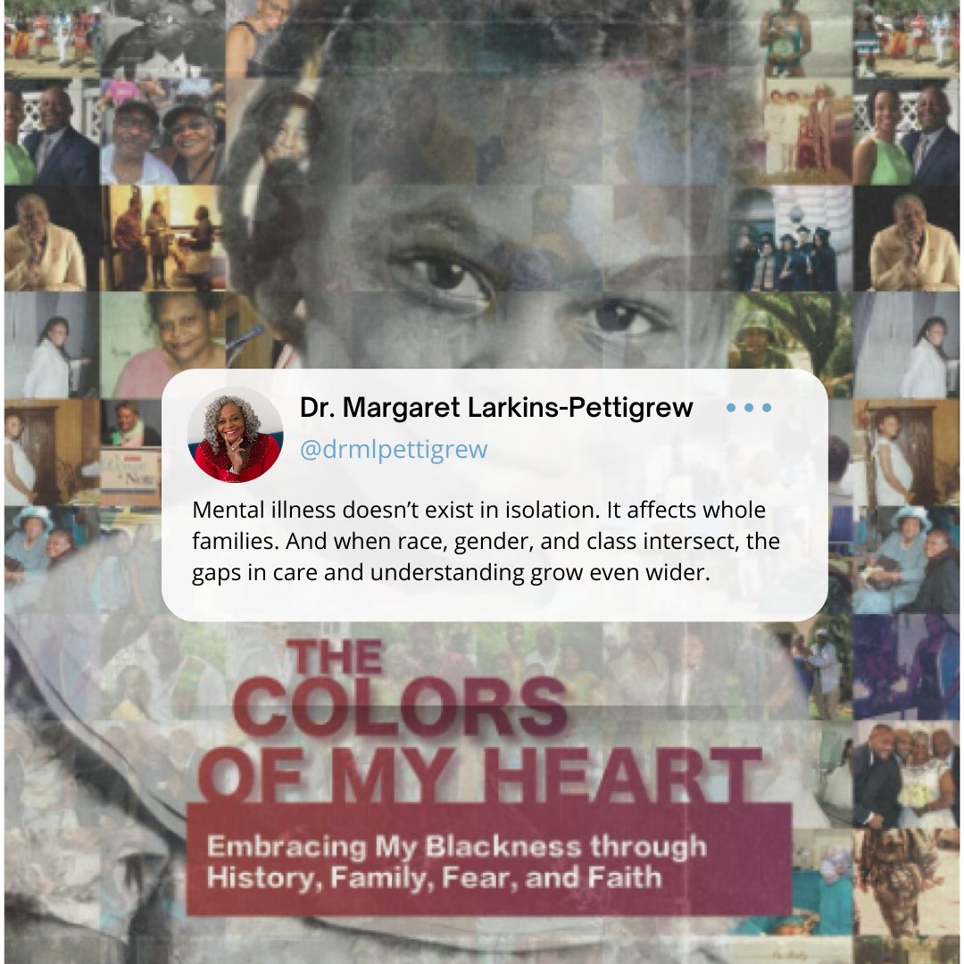 🧠 May is Mental Health Awareness Month. In The Colors of My Heart, I share raw stories of stigma, misdiagnosis &amp; resilience in Black families. If you’ve ever felt unseen in your mental health journey, this book is for you. 💜 bit.ly/4di2oey #MentalHealthAwarenessMonth