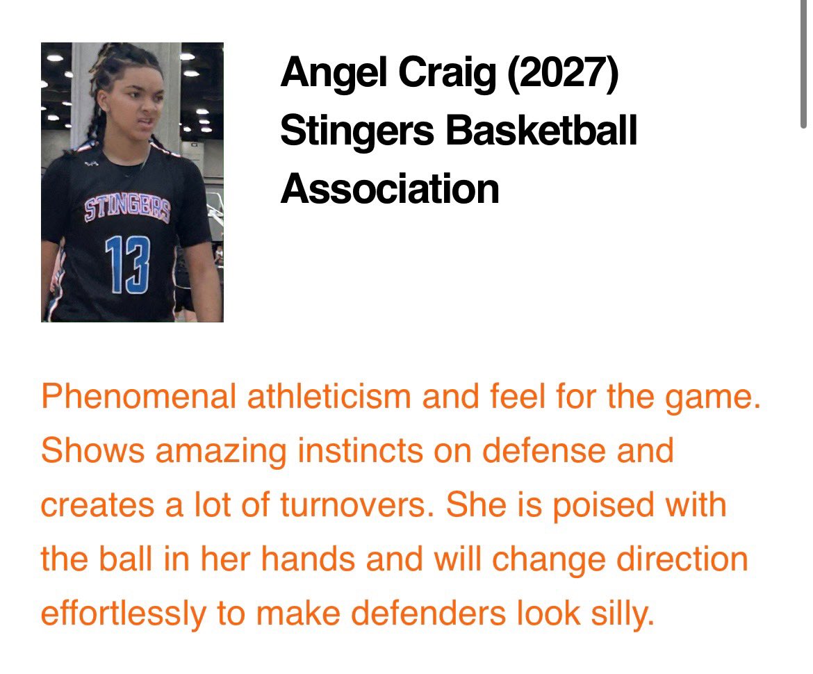 Stinger Basketball Association 2027 (@stingersbball27) on Twitter photo Thank you <a href="/Elite40League/">Elite 40 League</a> for the write ups on girls! <a href="/paelyngilmore24/">paelyngilmore24</a> <a href="/taylyn2028/">Taylyn Whited</a> <a href="/AngelCraigg/">Angelique Craigg</a> <a href="/Ohio_Basketball/">OhioBasketball.com</a> Thank you <a href="/Elite40League/">Elite 40 League</a> for the write ups on girls! <a href="/paelyngilmore24/">paelyngilmore24</a> <a href="/taylyn2028/">Taylyn Whited</a> <a href="/AngelCraigg/">Angelique Craigg</a> <a href="/Ohio_Basketball/">OhioBasketball.com</a>