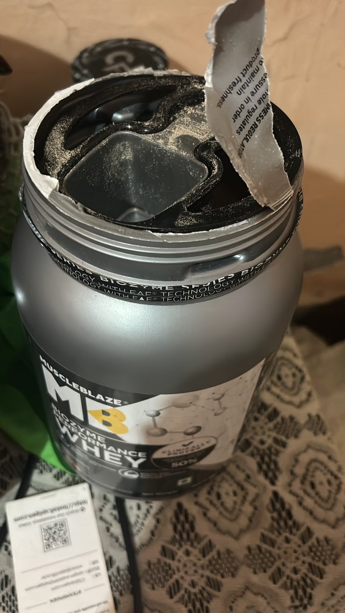 Don’t buy any protein powder from <a href="/ZeptoNow/">Zepto</a> <a href="/zeptocares/">Zepto Cares</a>. Just  received my order, and the inner seal of the box was completely missing. The packaging was torn from the inside no idea if it’s used or fake.
Extremely disappointed and concerned about the product’s authenticity.