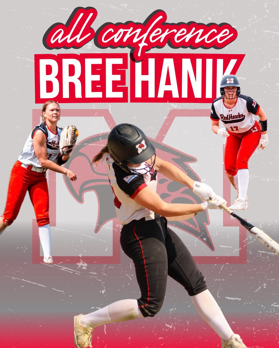 Congratulations to 3X ESCC All Conference Selection, senior center fielder, Bree Hanik!!

Bree hit .514 in conference games with a 1.029slg, 18H, 3 2B, 5HR, 20RBI, 18R!