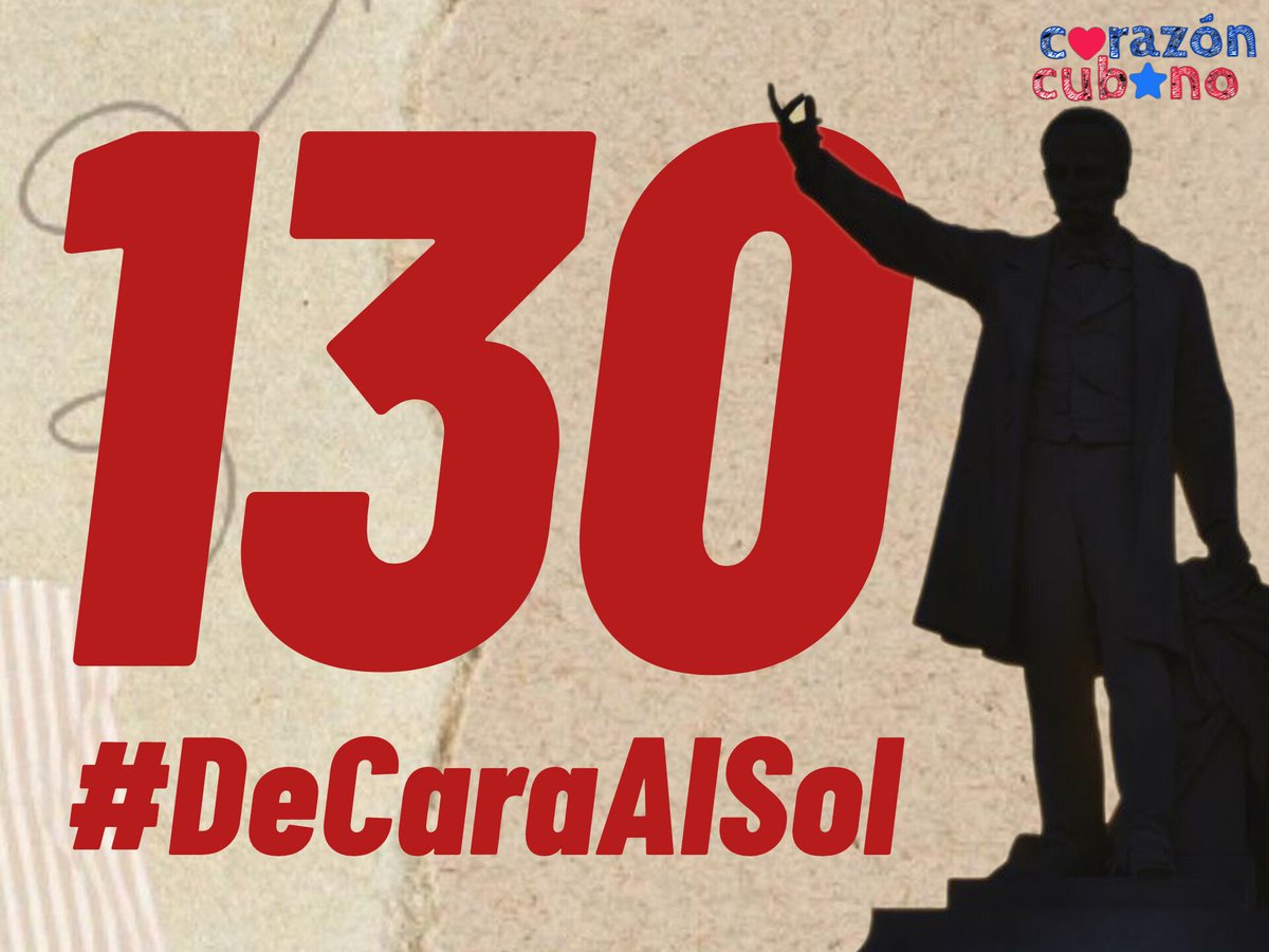 #DeCaraAlSol se hizo esta Patria. Cómo no continuarla haciendo, a pensar de los bloqueos y demás miserias humanas!!! 🇨🇺