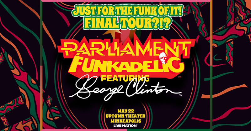 Electric Fetus MPLS (@efetusmpls) on Twitter photo This Thursday, May 22nd, the Parliament Funkadelic featuring <a href="/george_clinton/">George Clinton</a> tour stops at the <a href="/UptownTheaterMN/">Uptown Theater</a> (all ages) and we have a pair of tickets to give away! RT to ETW and we'll pick a winner Monday at 10am.
tinyurl.com/4j2bvn4p This Thursday, May 22nd, the Parliament Funkadelic featuring <a href="/george_clinton/">George Clinton</a> tour stops at the <a href="/UptownTheaterMN/">Uptown Theater</a> (all ages) and we have a pair of tickets to give away! RT to ETW and we'll pick a winner Monday at 10am.
tinyurl.com/4j2bvn4p