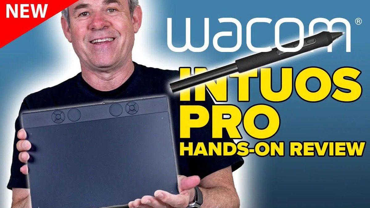 Colin Smith reviewed the new #WacomIntuosPro pen tablet, built for pros who demand precision. See how it transforms your Photoshop workflow with ultra-responsive pen pressure control, seamless connectivity, and next-level performance.
bit.ly/43ekXhL
#WacomBlog