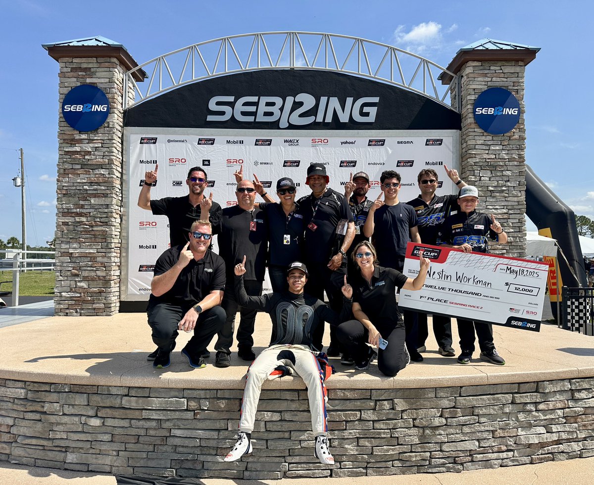 BACK TO BACK! Another win for Westin Workman and personal best for Massimo Sunseri P14! Led every lap and pulled a 7.5 second gap on the field. Feels great to back it up after our win yesterday yesterday. Great work by the BSI Racing crew!