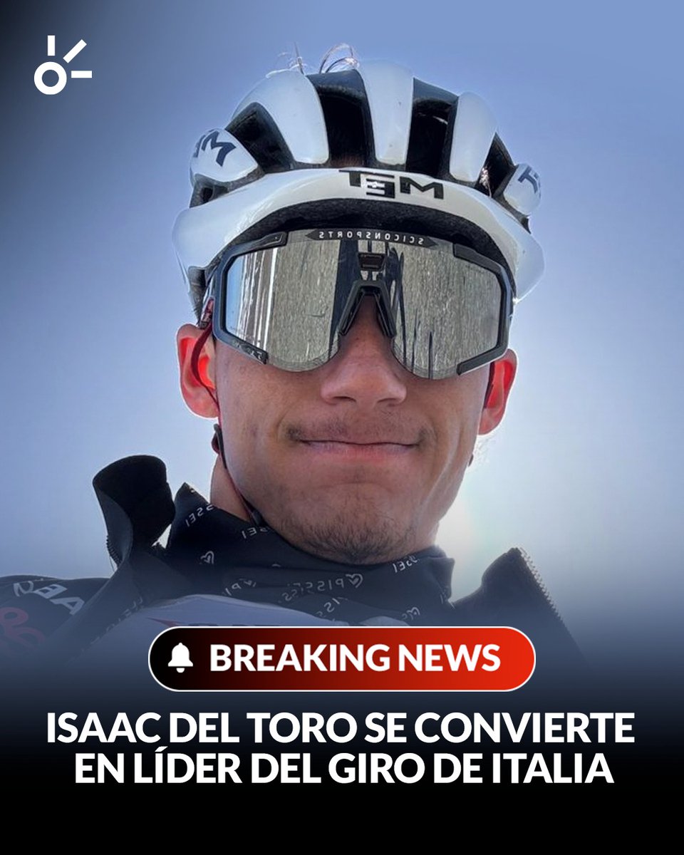 ¡H I S T Ó R I C O!🚴‍♂️🇲🇽

El ciclista mexicano Isaac del Toro termina segundo lugar en la novena etapa del <a href="/giroditalia/">Giro d'Italia</a>, para hacerse de la Maglia Rosa y convertirse en el primer mexicano en conseguirlo.🔝