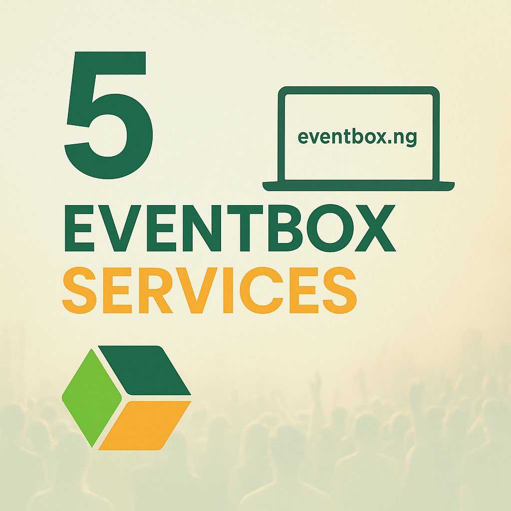 eventboxHQ's tweet photo. While we anticipate, Here is some of our services #aThread https://t.co/uHsHCfCogu