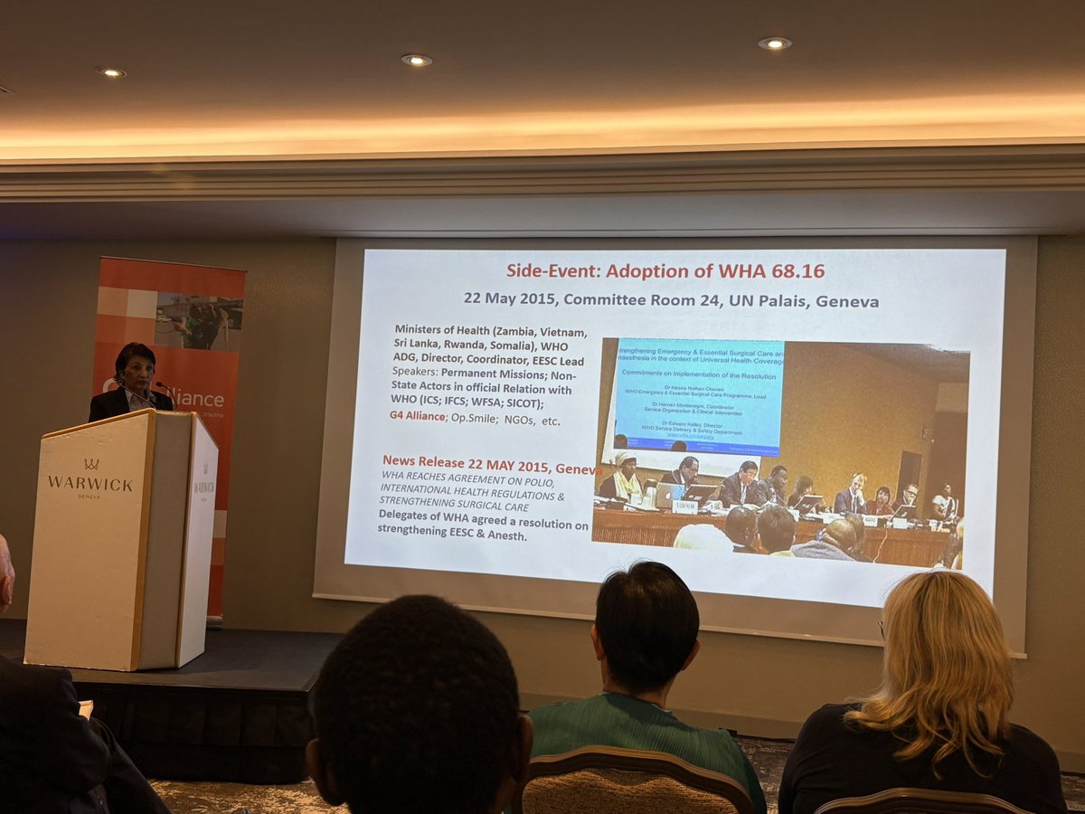 Sara Venturini (@_saraventurini_) on Twitter photo Next up, Dr Meena Cherian reminds us of the key work that led to the resolution WHA68.15, still very relevant today! And a great example for ongoing efforts to #notifyTBI #chronicTBI <a href="/theG4Alliance/">The G4 Alliance</a> <a href="/WHO/">World Health Organization (WHO)</a> <a href="/TBICoalition/">Global Coalition for TBI</a> <a href="/global_neuro/">NIHR GHRG on Acquired Brain & Spine Injury (ABSI)</a> Next up, Dr Meena Cherian reminds us of the key work that led to the resolution WHA68.15, still very relevant today! And a great example for ongoing efforts to #notifyTBI #chronicTBI <a href="/theG4Alliance/">The G4 Alliance</a> <a href="/WHO/">World Health Organization (WHO)</a> <a href="/TBICoalition/">Global Coalition for TBI</a> <a href="/global_neuro/">NIHR GHRG on Acquired Brain & Spine Injury (ABSI)</a>