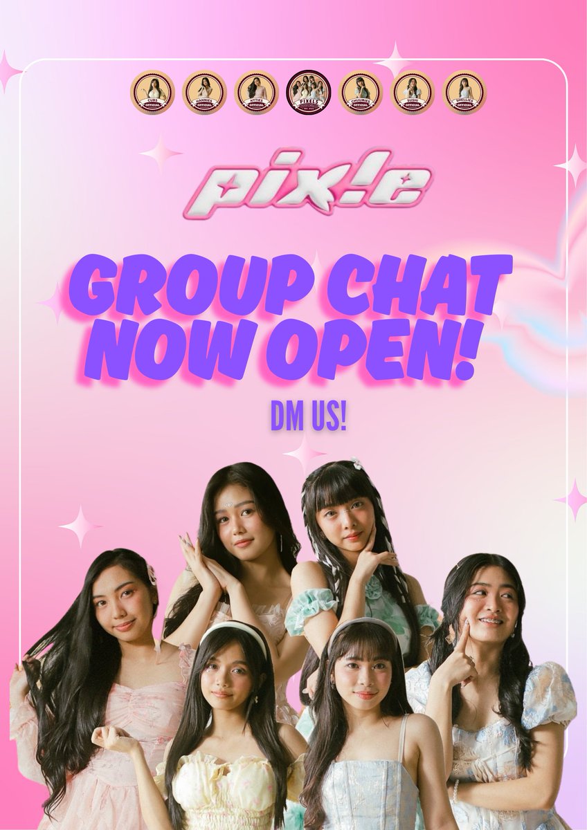 pixelsofc's tweet image. Pixels Group Chat Is Accepting Members! Come and join us and let's make a memorable memories.💗

You can Dm our page to join!✉️

#pixieofficialph