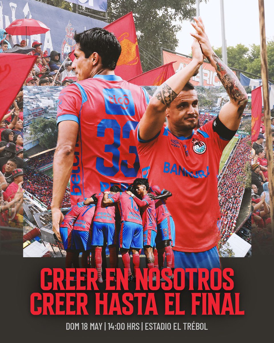 Rojos_Municipal's tweet photo. 👊🏼👹 ¡Hoy, El Trébol es nuestra fortaleza!

Jugadores, no están solos. Detrás de ustedes está una afición que vibra, sueña y nunca abandona.

¡Juntos somos Municipal! ¡A dejarlo todo!
#YoSoyDelRojo 🔴🔵 https://t.co/RcCuThUNGe