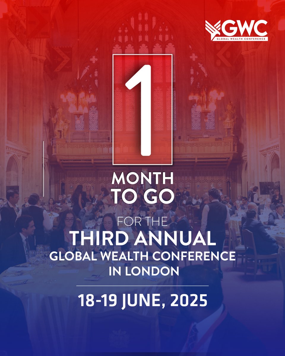GWCSWFI's tweet image. In one month, the third annual Global Wealth Conference returns to London.
Private, off-the-record conversations. $5T+ in capital represented. The right room, at the right time.
📍 London | 18–19 June 2025
🎟️ Invite only
🔗 Request access: swfi.swoogo.com/gwc/begin?reg_…