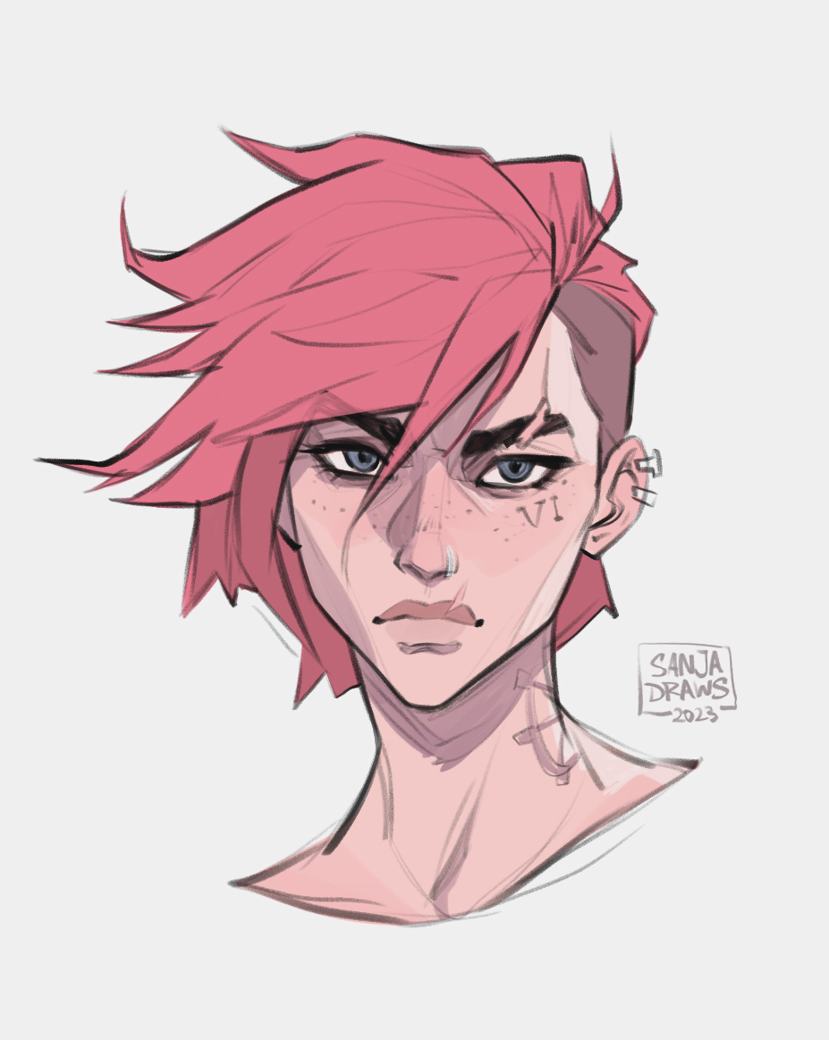 Still one of my fav drawings // Vi // Arcane //