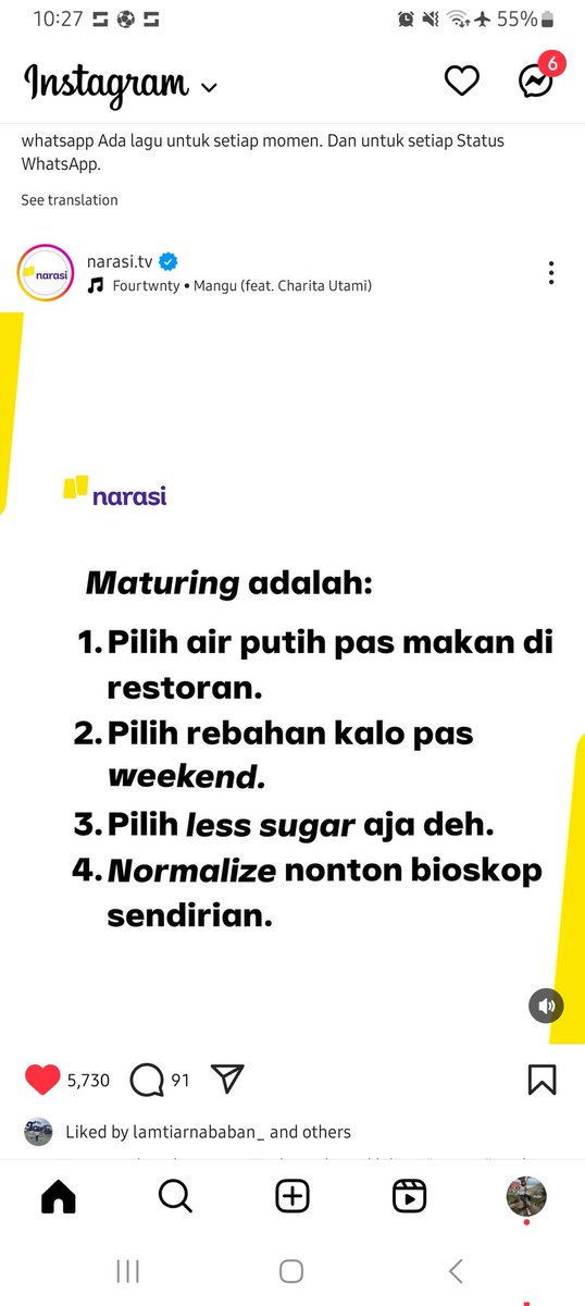galerysaya's tweet photo. Maturing :
1. Minum air putih anget
2.Weekend rebahan dan ngeluh dikit di Sec acc 🤣
3. Less sugar dan tetap tidak makan pedes 🥲
4. Milih nonton race atau match dirumah aja walau team yang ditonton kadang kocak 😅 https://t.co/hn3mZBNuki