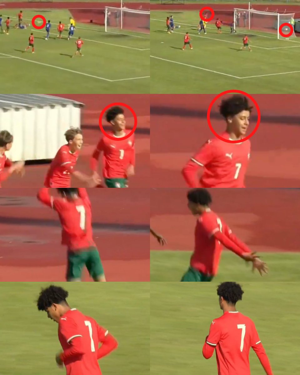 InvictosSomos's tweet photo. ¡¡CRISTIANO JÚNIOR MARCÓ SU PRIMER GOL CON PORTUGAL!! Con un remate de zurda dentro del área y en la final del torneo Vlatko Markovic, Cristiano Ronaldo Jr. marcó su PRIMER GOL INTERNACIONAL con la Selección de Portugal U15. ¿Cómo celebró el chico de 14 años de edad? Por supuesto que haciendo el icónico SIIIIIIIUUU de su padre Cristiano Ronaldo. Qué momentazo. Qué secuencia. El Bicho debe estar más orgulloso que nunca. El Heredero de CR7, señoras y señoras. EL LEGADO CONTINÚA.
