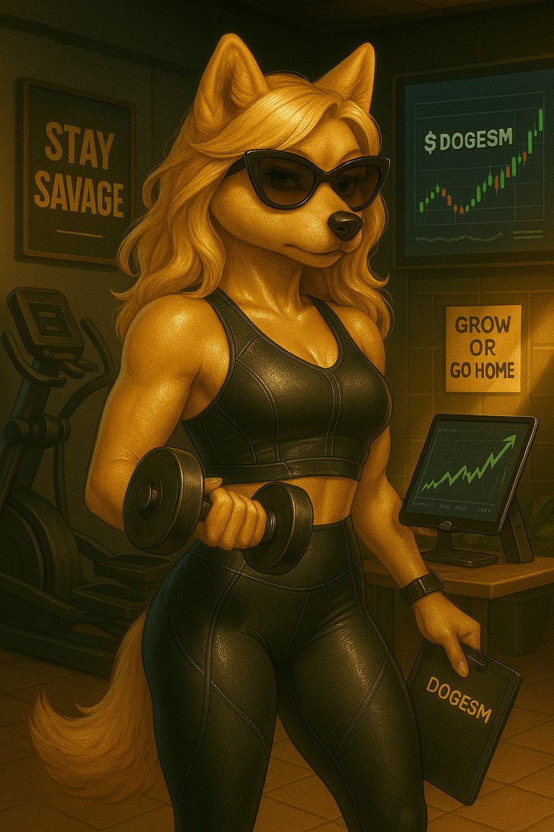 DogeStepmomCoin's tweet photo. She lifts charts and dumbbells.
One pumps her bags, the other pumps her biceps.
#DOGESM #CryptoWorkout #StepmomStyle #GrowOrGoHome
📈💪🐶💼🔥 https://t.co/vVfJxBG5nK