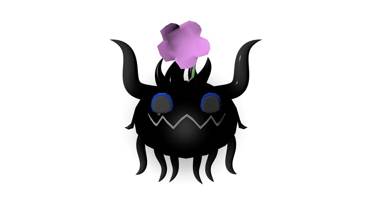 I got a 3d model!! Don't I look super cute!? Especially with my petunia on my head! Thank you <a href="/MuddyMusings/">Muddy (Workin on comms!)</a> for the amazing work! Please go check them out!!