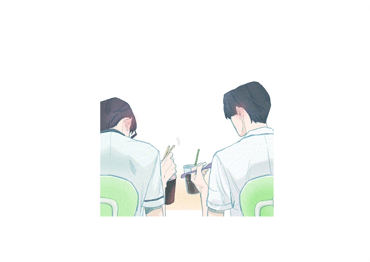 영원주의 협력 그림
분위기로 상상할 수 있도록, 권전들의 표정이 제대로 보이지 않는 구도로 그렸던 그림😁 즐겁게 그렸습니다