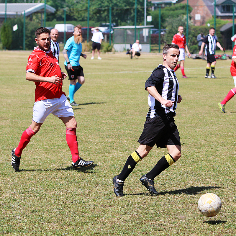 GresfordFC's tweet photo. A fantastic afternoon of football and fundraising! ❤️

See all of the photos from today’s game between Gresford Athletic Legends and @LegendsWrexham on our website. 📷⤵️
