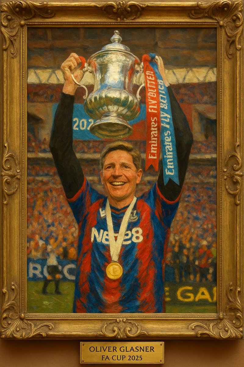 Holmesdale's tweet image. Hang it in the Louvre 🖼️ 🔴🔵 #cpfc #FACupFinal #facupwinners