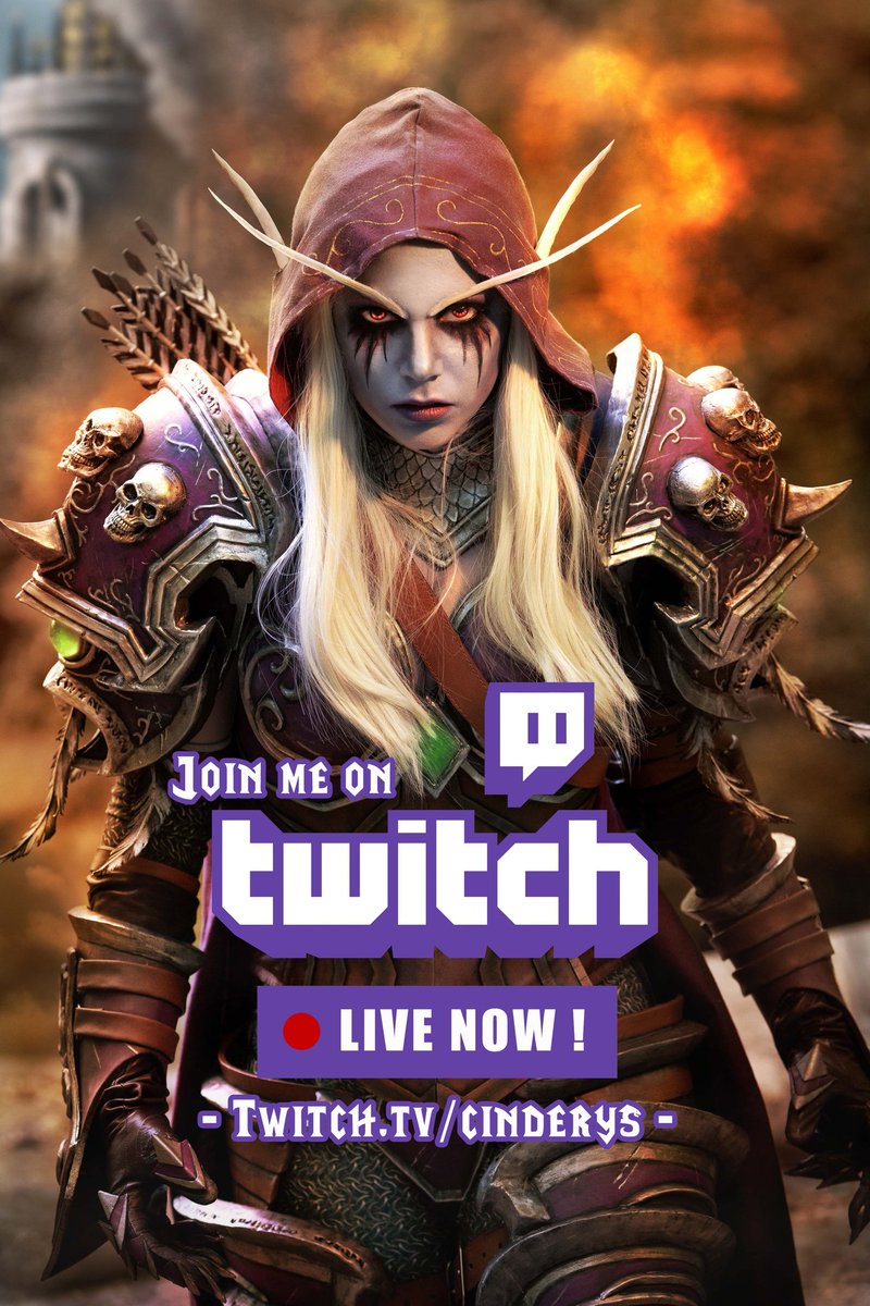 Live spécial COSPLAY ✨️ Merci <a href="/TwitchFR/">Twitch FR</a> pour la homepage ! &gt;&gt; twitch.tv/cinderys ❤️