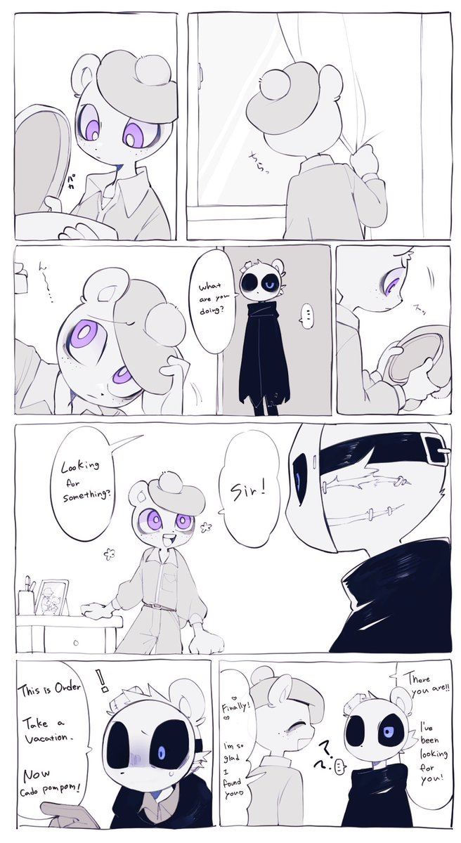 #UnicornWarsfanart 
ぽんぽんの大きな落とし物
：見失うと最近いつもこんな感じ