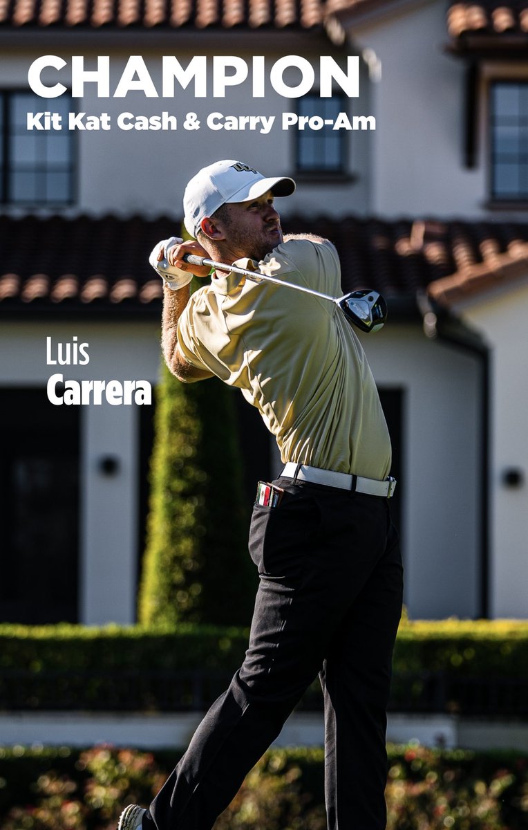 UCF Men's Golf (@ucf_mgolf) on Twitter photo Congrats to Luis on another first place finish 💪🏼
He shot -30 to take home some hardware 🏆 Congrats to Luis on another first place finish 💪🏼
He shot -30 to take home some hardware 🏆