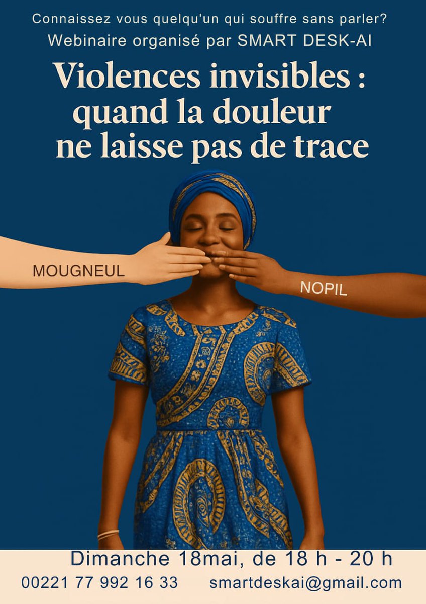 mawuseh's tweet photo. Bonjour à tous
Le webinaire tant attendu est enfin arrivé. 
Dimanche 18mai De 18h - 20h TU

Comment vous connecter ?
1 ère possibilité :
👉🏼 Cliquez directement sur ce lien
https://t.co/b2387iwSGw

2 ème possibilité 
👉🏼 Entrez ce ID: 890 1804 7680
Code secret: 367899 https://t.co/BLiKjIy46e