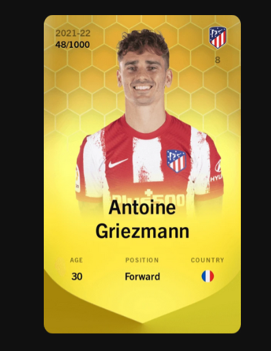🎁 GIVEAWAY SORARE

Tente de gagner une carte de Antoine Griezmann !

Pour participer : 
- Pseudo Sorare en commentaire
- Retweet mon post épinglé 

T.A.S le 23/05