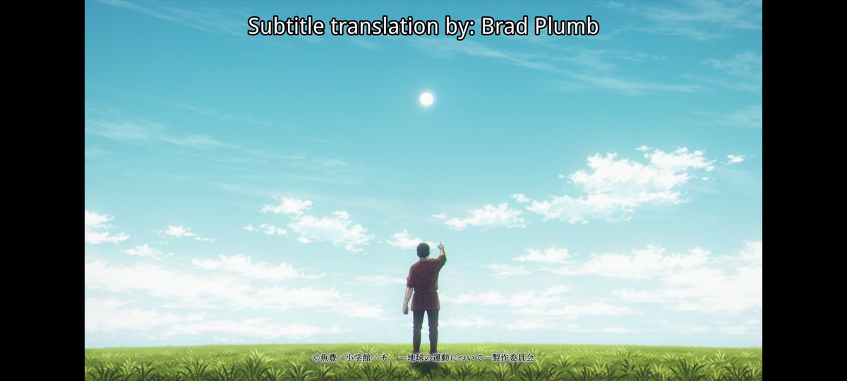 JanTheMangaMan's tweet photo. Interesting way to end the show. It almost feels like I finished watching a dramatic documentary. Even though there're countless unnamed individuals throughout history, it's possible they led to Albert and Copernicus's curiosity on how the earth and heavenly bodies move #Porb https://t.co/a8k5Q8YlRo