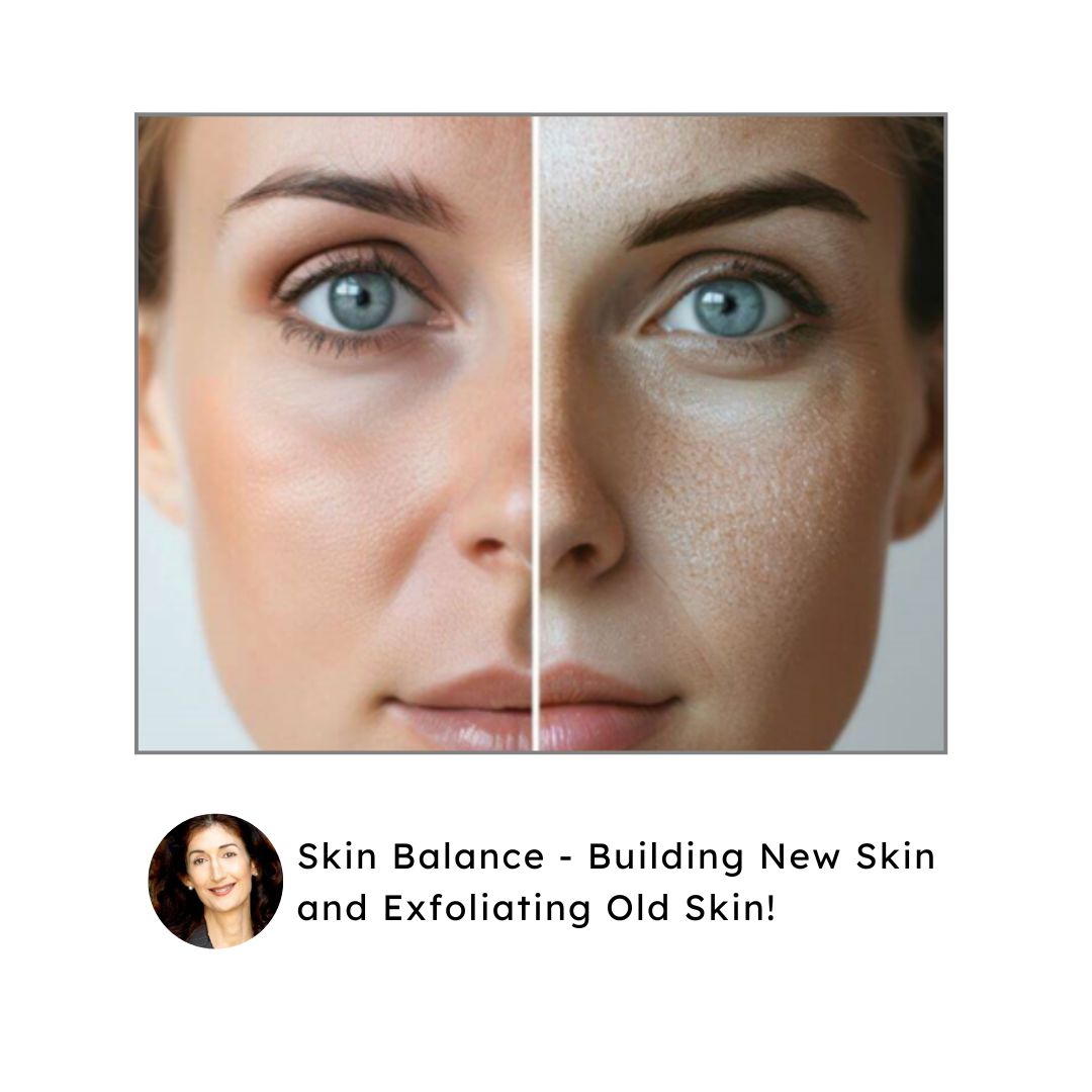 Skin Balance - Building New Skin and Exfoliating Old Skin!

Exfoliation is imperative to prevent and reverse sun damage! Use Skin Therapy Whole Body Renew, Peel, Vitamin A Plus, Vitamin C Plus, Exfoliating Repair. #reversesundamage