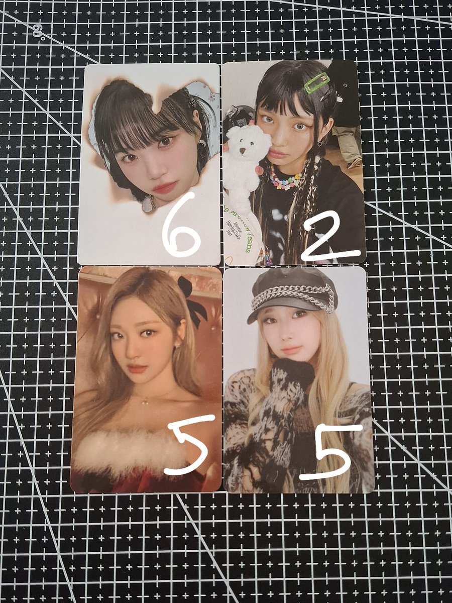 tbzkitten's tweet photo. wts wtt girl group pc
prices in pic € (trading for wls on ig)
europe based, ww ok
proofs on ig (link in bio)

lesserafim chaewon yunjin nwjns newjeans hyein aespa ningning karina giselle kpop collector
photocard sale trade https://t.co/gdTDjvTvMP