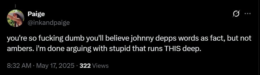 It's not about the words Paige...

It's about ACTIONS! Amber's actions were vile &amp; shameful!!
But you keep going with your pathetic excuses &amp; victim playing afterwards.
Sweetheart need to break your bubble but you ain't getting anywhere with your b*llsh*t!