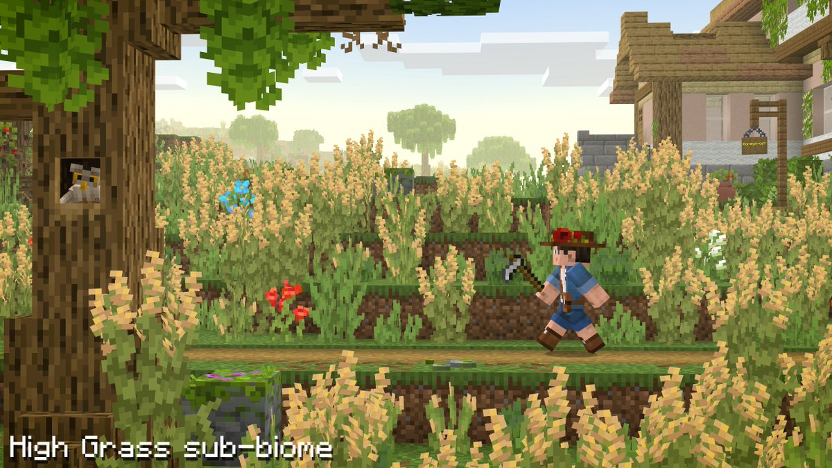 First look at Into The Wild, our new World Generation project! We’re kicking things off with the Plains biome, but we ain't stopping at grass'n trees.🌿

What would make our plains go even harder? Drop your craziest ideas in the comments, we’re reading everything! #Minecraft