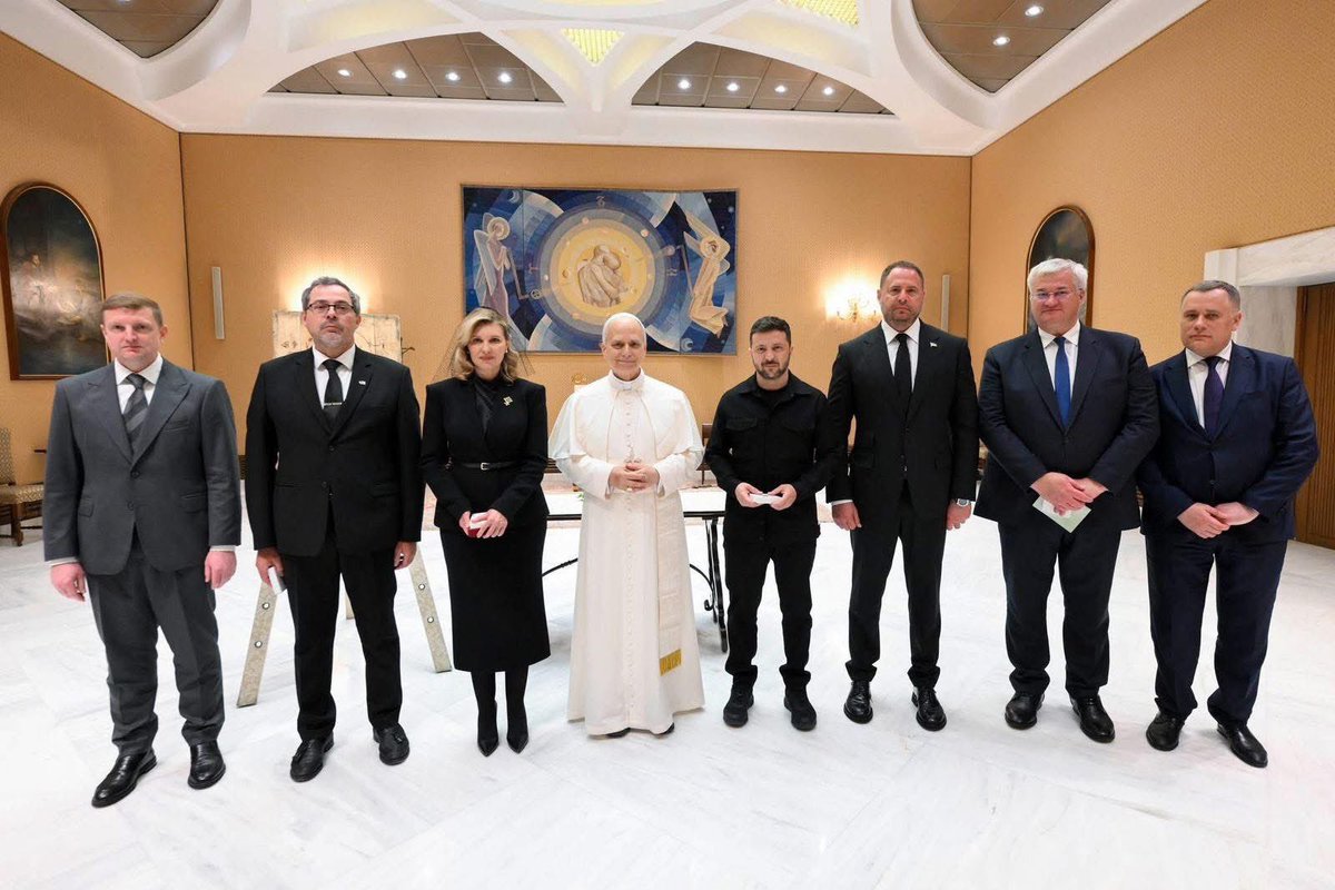 Great honour to attend Pope Leo XIV's inauguration Mass as part of our delegation led by President Zelenskyy.

Grateful to His Holiness for mentioning the need for a fair and lasting peace, as well as the fact that the meeting with the Ukrainian President was the Pontiff's first