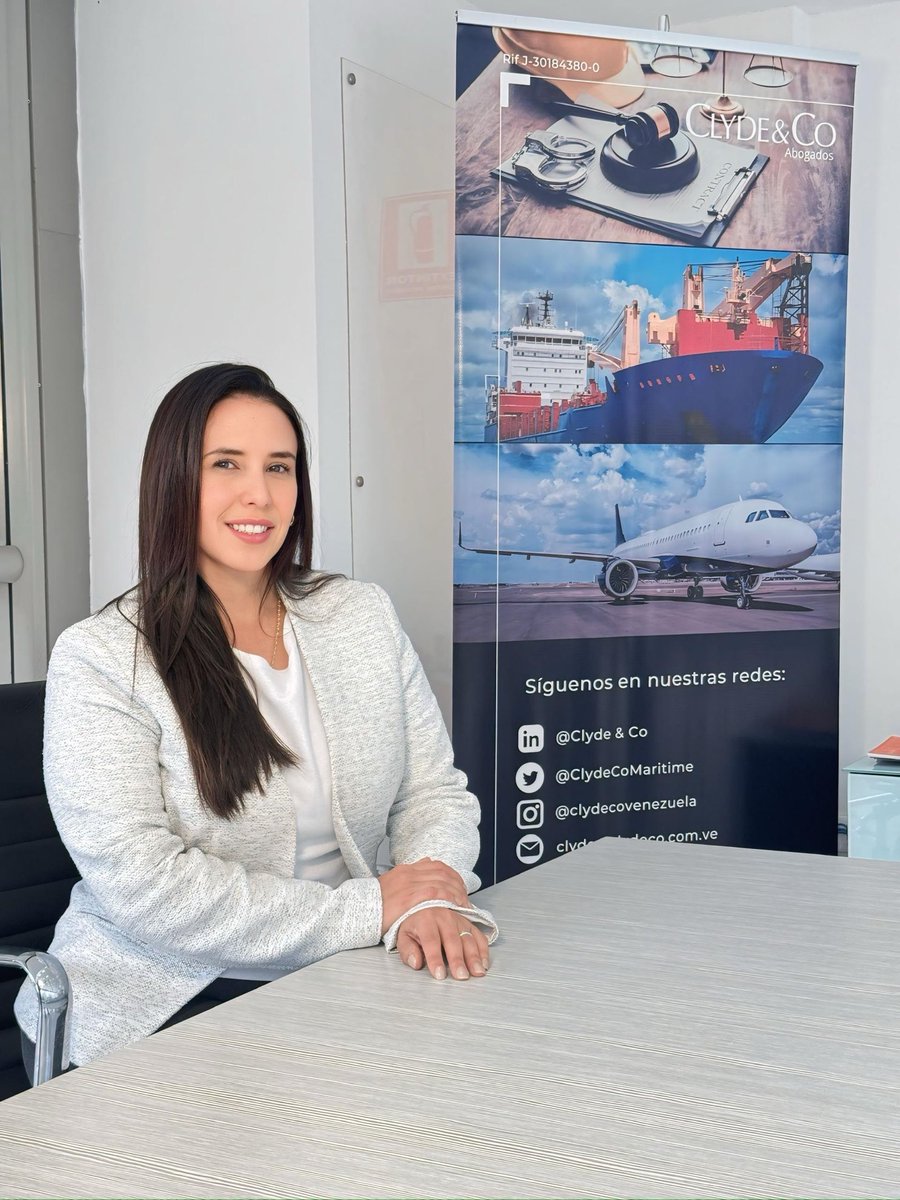 MaritimoLegal's tweet photo. Día Internacional de la Mujer en el Sector Marítimo 
Orgullosos en Clyde &amp; Co que una integrante de la Firma, Cristina Mujica Perret-Gentil, quien también preside Wista Venezuela, es la primera mujer en ser electa presidente de la Asociación Venezolana de Derecho Marítimo. https://t.co/0FoWyIxGPs