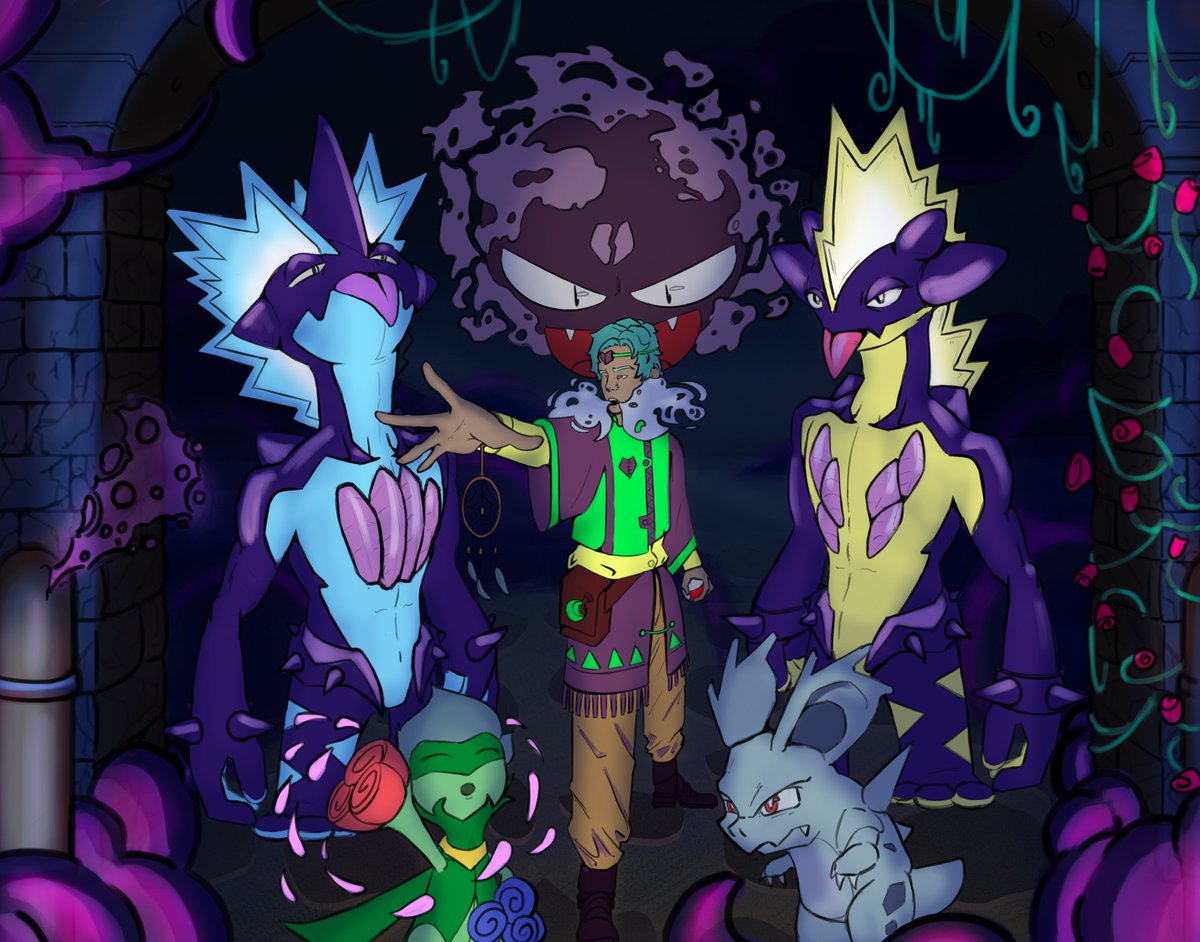 luvshoyoo's tweet photo. Poison Team: loud noise, dirty moves.
#PokemonFanart #PoisonType #Toxtricity #DigitalArt #PokemonIllustration https://t.co/wKUCEQKfMb