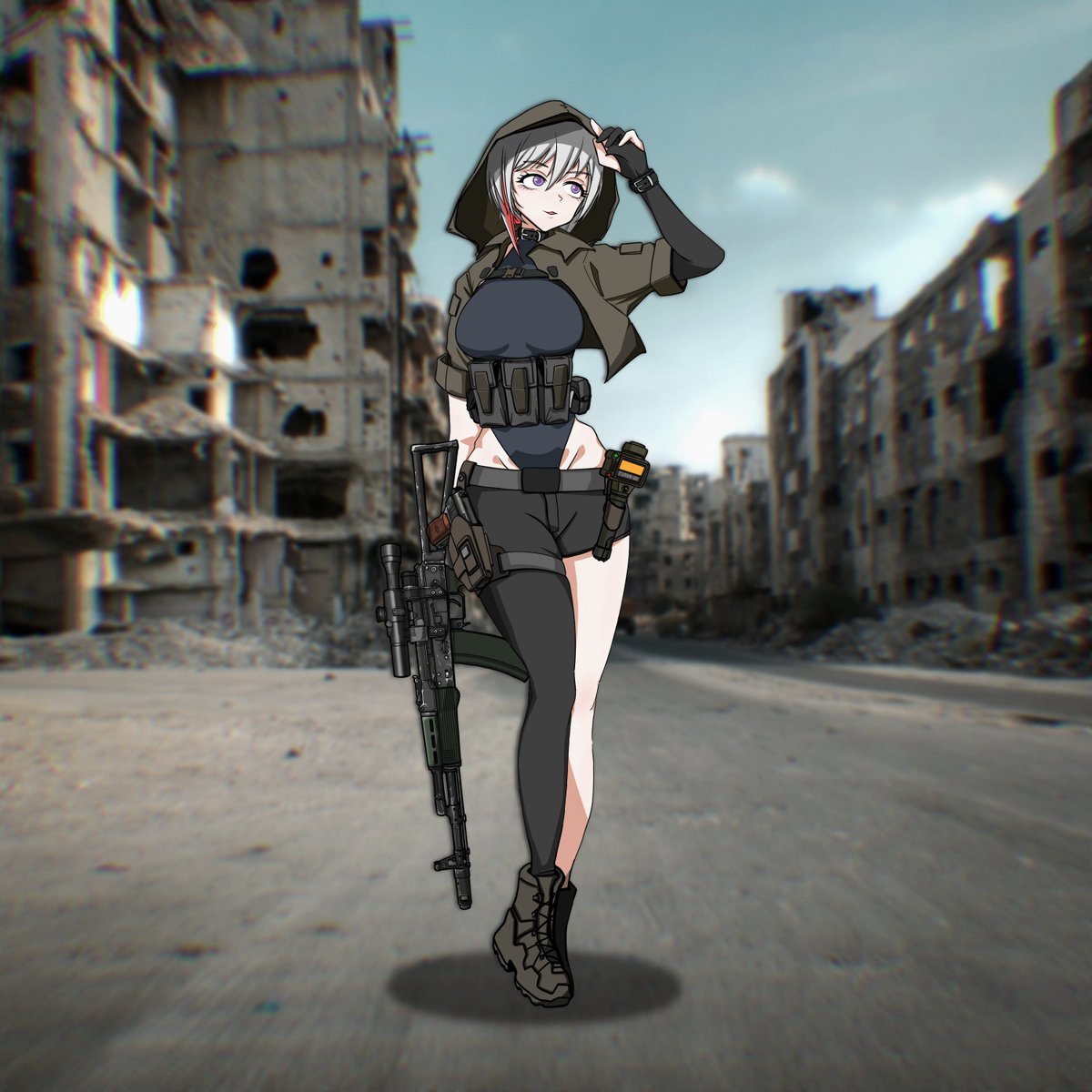 TacticalHoshino's tweet image. Eleven in radioactive isekai