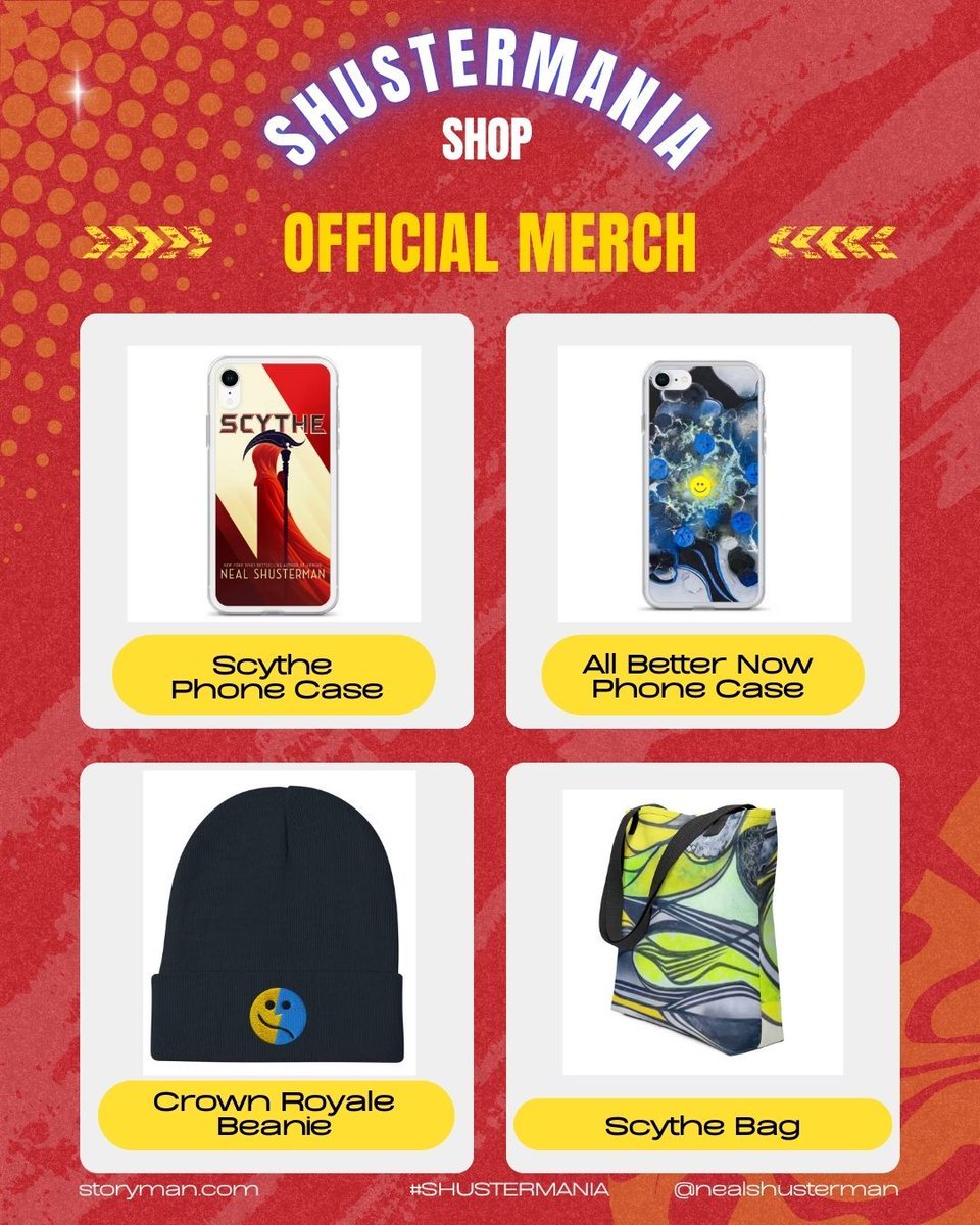 🧢 Grab exclusive book-inspired gear! Do you think the shop is missing something? TSC hats perhaps? (If you know, you know!) 

Share your ideas below! New items coming this summer!

🛒 Visit the shop → buff.ly/3lozBXM
#BookishMerch
